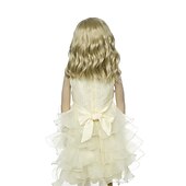 preiswerte Party Perücken-Blonde Perücke Kinder Kinderperücke kurze wellige Perücke aschblonde Perücke gemischte blonde Perücke für Mädchen Cosplay Party hitzebeständige blonde synthetische Haarperücke Halloween Perücken