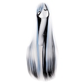 cheap Party Wigs-40 100cm Anime Costume Long Straight Cosplay Wig Party Wig Carnival Cosplay Party Wigs