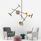 cheap Chandeliers-Modern Chandeliers 3/6/9/12-Light Brass Pendant Lighting Ceiling Light Fixture Fixtures for Dining Room, Kitchen, Living Room, Bedroom 110-240V