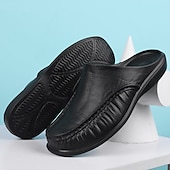 halpa Mekko sandaalit-miesten mustat eva-slip-on -loaferit – mukavat vapaa-ajan muulit sisä- ja ulkokäyttöön