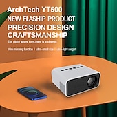 economico Proiettori-archtech yt500 led mini proiettore 320x240 pixel supporta 1080p audio usb portatile home media vid home theater video beamer vs yg300