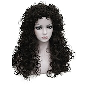 cheap Historical Wigs-Synthetic Heat Resistant Hair Long Curly Wigs Cosplay Women Wig Halloween Wigs