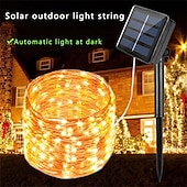 preiswerte Solarschulenleuchten-solar kupferdraht licht park rasen party außenbeleuchtung weihnachten string zimmer layout dekorative string licht