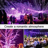 cheap Solar String Lights-Solar Copper Wire Lights Led Fairy Lights String Outdoor Waterproof Ground Plug Decorative Lights Christmas Lights