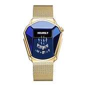 levne Quartz hodinky-Luxusní pánské quartz hodinky moderní trend cool pánské zápěstní hodinky nerezová ocel módní quartz hodinky pro muže Relogio Masculino