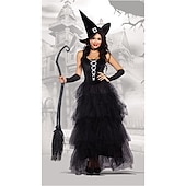 economico Costumi da donna-Strega Notte di Valpurga Vestito Costume Cosplay Costume Adulti Per donna Costume Sexy Feste Halloween Mascherata martedì grasso Costume di Carnevale facile