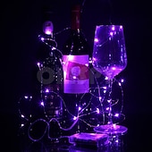 abordables Guirlandes lumineuses à piles-Guirlande lumineuse LED élégante pour réception de mariage, alimentée par USB/batterie, fil de cuivre, guirlande lumineuse pour fête, mariage, lumières de Noël, décoration