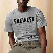 economico Magliette grafiche da uomo-Per uomo Lettera Stampe Grafiche Maglietta Maglietta grafica Cotone Manica Corta Grafico Camicia Nero Bianco Verde scuro Maglietta comoda All&#039;aperto Streetwear Abbigliamento di stilista