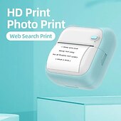 זול ציוד לציור, ציור ואמנות-מיני כיס מדפסת bluetooth תמונה תמונה hd תווית תלמיד נייר תרמי תלמיד שאלה שגויה מיני מדפסת ניידת ללמידה
