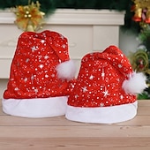 levne santa klobouk a doplňky-Ježíšek Vánoční klobouk Pánské Dámské Chlapecké Dívčí Vánoce Vánoce Štědrý večer Dětské Dospělé Párty Vánoce Polyester Klobouk
