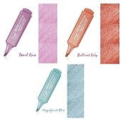 cheap Painting, Drawing &amp; Art Supplies-8 Colors Metallic Highlighter Set Oblique Tip Water-Based Shiny Glitter Color Marker Highlight Pen School Office Supplies