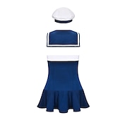 cheap Women&#039;s Costumes-Uniforms Career Costumes Sailor / Navy Cosplay Costume Adults&#039; Women&#039;s Outfits Cosplay Sexy Costume Masquerade Masquerade Easy Carnival Costume