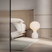 abordables lámpara de noche-lámpara de mesa globo de aire caliente blanco cálido 18 &quot;28&quot; lámpara de mesa led lámpara de escritorio deco creativa moderna minimalista sala de estar dormitorio restaurante de cabecera seda de gusano