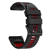 رخيصةأون عصابات ساعات Garmin-حزام إلى جارمين Fenix 7 7X 6 6X Pro Forerunner 955 945 935 Instinct 2X Solar Epix Approach S62 S60 Marq Descent G1 Quatix سيليكون إستبدال حزام 26mm 22mm تناسب سريع عصابة الرياضة معصمه