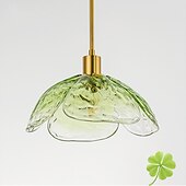 economico Luci Isola cucina-lampada a sospensione a led in vetro lampada da soffitto moderna in vetro soffiato a mano industriale led creativo loft bar cucina lampada da soffitto decorazione della casa installazione rosa verde
