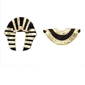 cheap Accessories-Women&#039;s Egyptian Headpiece Crown Snake Beaded Headband Arm Cuffs Swirl Snake Bracelets Women&#039;s Egyptian Costume Accessory Halloween Carnival