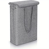 billiga Tvättpåsar- och korgar-45l tunn tvättkorg med lock smal hand fin hand smutsig tvättkorg sovrum dagis hel korg förvaringspåse