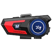 cheap Motorcycle Helmet Headsets-X7 Bluetooth 5.0 Motorcycle Helmet Headset Headphone Wireless Motorcycle Handsfree Stereo Earphone MP3 Speaker Waterproof