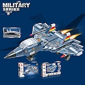 お買い得  組立ておもちゃ-軍用航空母艦駆逐艦と互換性のある小さな粒子パズルアセンブリ子供のおもちゃビルディングブロックギフトボックス