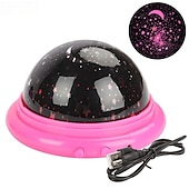 economico luci del proiettore della galassia stella-baby star sky proiettore lampada cambia colore stellato ufo led luce notturna luna cosmo giocattoli per bambini arredamento camera da letto regali di compleanno
