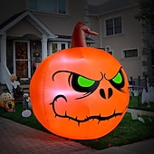 halpa Halloween rekvisiittivalo-halloween-koristeet puhallettavat noitakurpitsa valo ulkona suuri pelottava noita räjäyttää ulkohalloween-koristeet pihalle puutarha nurmikkojuhlat