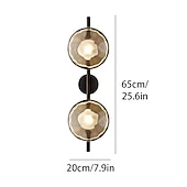 abordables Appliques en cristal-LED applique murale intérieure verre 1/2 lumières intérieur moderne simple applique murale led silicone applique murale est applicable à la chambre salon salle de bain couloir blanc chaud 110-240v
