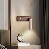 abordables Apliques de pared para interior-Lámpara de pared led y luz de lectura, apliques de pared multifuncionales de piedra, lámpara de pared led para dormitorio, apliques de pared junto a la cama, luz de lectura 110-240v