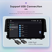 preiswerte Multimedia-Player für Autos-Android 12 Auto Multimedia DSP für Honda Civic 10th 2016-2021 Radio Video Navigation Stereo Head Unit Bildschirm Carplay