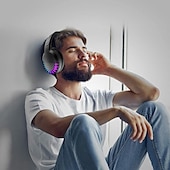 levne TWS Pravá bezdrátová sluchátka-bezdrátová BT sluchátka s potlačením hluku hifi stereo zvuk mikrofon hluboké basy proteinové náušníky duhové rgb podsvícení dobíjecí přes ucho sluchátka pro pc mac hra cestovní třída domácí kancelář
