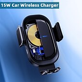 お買い得  車用充電器-ケーブル付きカーチャージャー 15 W 出力電力 1ポート 車載充電器 高速ワイヤレス充電 ユニバーサル 複数のデバイスの場合 用途 ワイヤレス充電対応デバイスと互換性があります