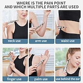 cheap Personal Protection-Acupuncture Pen 5 in 1 Electronic Acupuncture Pen Meridian Energy Pulse Massage PenMulti-Function Massage Pen Tools for Massage Energy Therapy Pain Relief1 x AA Battery (Not Included)