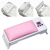 お買い得  装飾ライト-手枕快適なポータブル折りたたみポリッシュジェル光線療法ランプ LED uv ドライヤーネイルアクセサリー機器ネイルアートツール