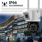 cheap Indoor IP Network Cameras-2MP Double Lens Camera, WiFi IP Home Security Camera, Two Way Audio Motion Detection Surveillance Camera, Waterproof Outdoor PTZ Camera, Full Color Night Vision IR Camera for Home, Baby, Elder, Pet