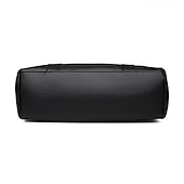 お買い得  ハンドバッグ＆トートバッグ-女性用大型ブラックフェイクレザートートバッグ - 仕事、旅行、日常使いに最適なスタイリッシュなショルダーハンドバッグ