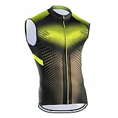 levne Pánské dresy-Pánské Dámské Cyklovesta Grafika Bez rukávů Kolo Vrchní část oděvu se 3 zadními kapsami Horská cyklistika Silniční cyklistika Rychleschnoucí Yumuşak Reflexní pásky Zadní kapsa Sportovní čern