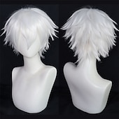 olcso Party Parókák-rövid fekete férfi cosplay paróka karneváli karácsonyi jelmez partira