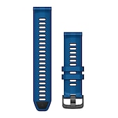 baratos Relógios Garmin-Pulseiras de Relógio para Garmin Fenix 7 Pro 6 5 Plus Epix Pro 47mm Approach S70 47mm S62 S60 Forerunner 955 255 945 745 Instinct 2 Marq Descent Quatix 22mm Silicone Substituição Alça 22mm Ajustável