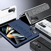 Χαμηλού Κόστους Samsung Θήκη-Θήκη Τηλεφώνου για Samsung Galaxy Z Fold 6 Z Fold 5 Z Fold 4 Z Fold 3 Πίσω Κάλυμμα Φορητό Πλαίσιο Στήριξης με Ρώσικα Πλεξίματα TPU Σιλικόνη