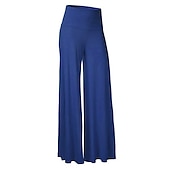 abordables jambe large et taille haute-Pantalon de yoga Femmes Léger Pantalon évasé in in france they say Pontalon wide leg Pantalon bootcut Zumba Yoga Entraînement en salle Bas Taille haute Hiver Des sports Tenues de Sport Élastique