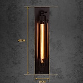 cheap Wall Sconces-Industrial Wall Lights Metal Pipe Wall Light Retro Water Pipes Steampunk Design Flute Art for Living Room Bedroom Restaurant Attic Bar Cafe 110-240V