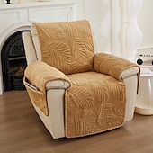 abordables Housse de canapé-housse de fauteuil inclinable housse de canapé vert sauge housse de canapé jacquard housse de canapé protection de meubles avec sangles élastiques pour animaux de compagnie enfants chien chat