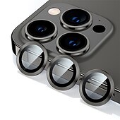 olcso iPhone-képernyővédők-1 készlet Kamera lencsevédő Kompatibilitás Apple iPhone 16 iPhone 15 Pro Max Plus iPhone 14 13 12 11 Pro Max Mini SE X XR XS Max 8 7 Plus Edzett üveg 9H erősség Anti-ujjlenyomat Nagyfelbontású (HD
