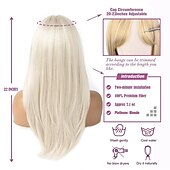 abordables Perruques Synthétiques Sans Bonnet-perruques blondes platine pour femmes perruque en couches avec frange 22 pouces longueur d&#039;épaule perruque perruque de cheveux synthétiques d&#039;aspect naturel pour une utilisation quotidienne