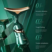 cheap Facial Care Device-3 in 1 Face Neck Massager ION LED Photon Therapy Facial Lifting Beauty Devices Remove Double Chin Anti Wrinkle Skin Care Tools