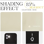 お買い得  ブラックアウトカーテン-遮光カーテン ドレープ ファームハウス ハトメ/アイレット カーテンパネル リビングルーム ベッドルーム 引き戸カーテン キッチン バルコニー 窓 トリートメント 断熱