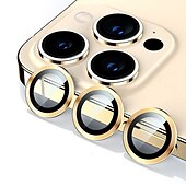 olcso iPhone-képernyővédők-1 készlet Kamera lencsevédő Kompatibilitás Apple iPhone 16 iPhone 15 Pro Max Plus iPhone 14 13 12 11 Pro Max Mini SE X XR XS Max 8 7 Plus Edzett üveg 9H erősség Anti-ujjlenyomat Nagyfelbontású (HD