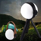 cheap Landscape Lights-Elf Ball Camping Light Outdoor Atmosphere Camping Tent Light Fast Charging LED Ball Bubble SOS Rescue Light with Bracket