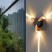 halpa ulkoseinävalaisimet-led seinävalaisimet geometrinen muotoilu vedenpitävä ip65 ulkoseinävalaisin moderni minimalistinen tyyli alumiini olohuone makuuhuone käytävä seinävalaisin 110-240v