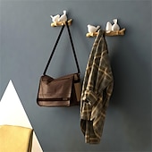 cheap Wall Accents-Doves Wall Hook Resin Bird Creative Door Key Wall Coat Hook Coat Rack Wall Decoration Hook Nordic Coat Hook Porch Hanger Decorative Hook