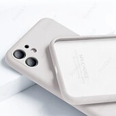levne Pouzdra pro iPhone-telefon Carcasă Pro iPhone 15 Pro Max Plus iPhone 14 13 12 11 Pro Max Plus X XR XS Zadní kryt Pouzdro z tekutého silikonu Nárazuvzdorné Pevná barva Silikonový gel Silikon